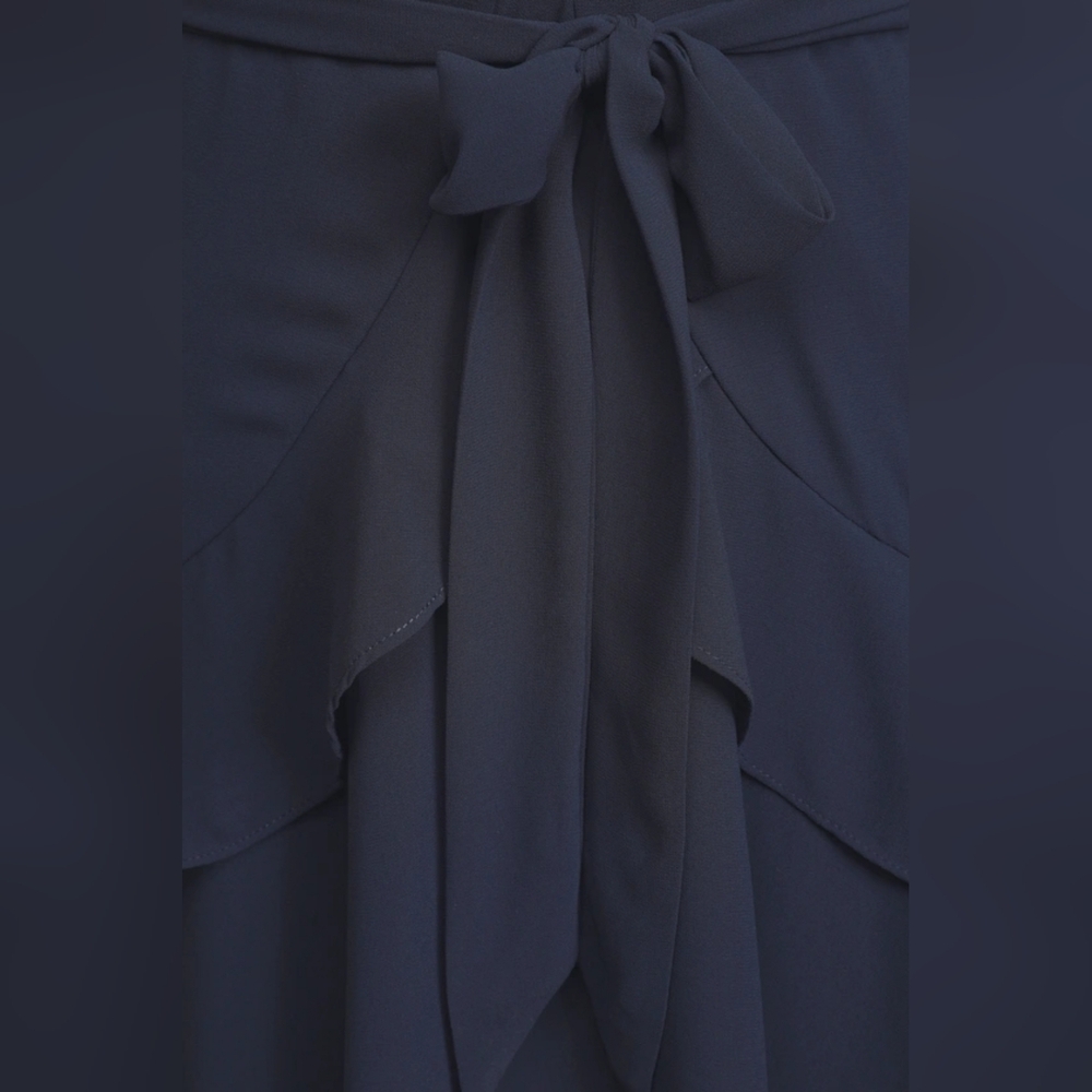 Lulu's Navy Ruffle Mini Dress - Picture 5 of 11